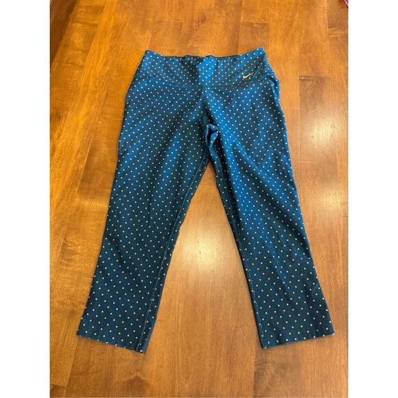 Woman’s Nike dri fit polkadot capri workout pants size small - Picture 1 of 4